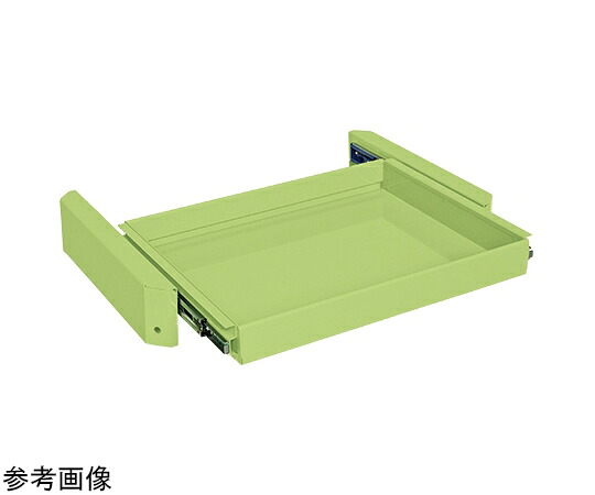 店内全品ポイント5倍★要エントリー★サカエ スーパーワゴン用オプションスライド棚 W600×D400×H56 グリーン SA-6040SG 1個|Shop de clinic店