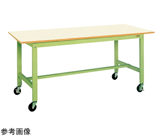 店内全品ポイント5倍★要エントリー★サカエ 軽量作業台(KKタイプ/耐荷重200kg/ポリエステル天板)W1500×D900×H840 グリーン KK-60B2IG 1個|Shop de clinic店