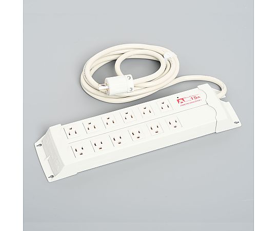 店内全品ポイント5倍★要エントリー★アメリカン電機 平刃OAタップ12個コード付 KC1230HNF 5M 1個｜Shop de clinic店
