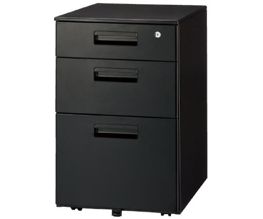 店内全品ポイント5倍★要エントリー★FIRST-G キャビネット3段 GT-463SCR BK 1台｜Shop de clinic店