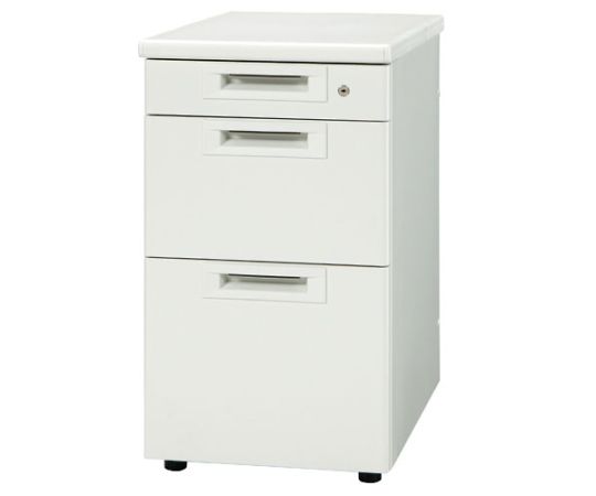 店内全品ポイント5倍★要エントリー★プラス 脇机3段 RJ-N046D-D3 WS/W4 ホワイト 引出D 1台|Shop de clinic店