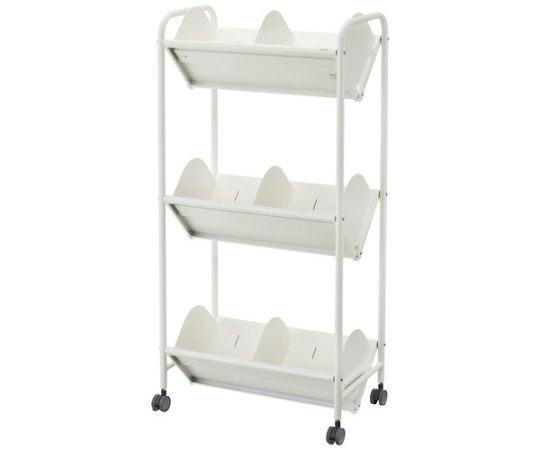 店内全品ポイント5倍★要エントリー★トヨダプロダクツ ファイルワゴン BR-3S 3段 ホワイト 1台|Shop de clinic店
