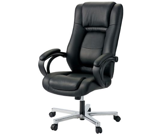 店内全品ポイント5倍★要エントリー★アイコ 役員イス RA-1855（L）BK 1台｜Shop de clinic店