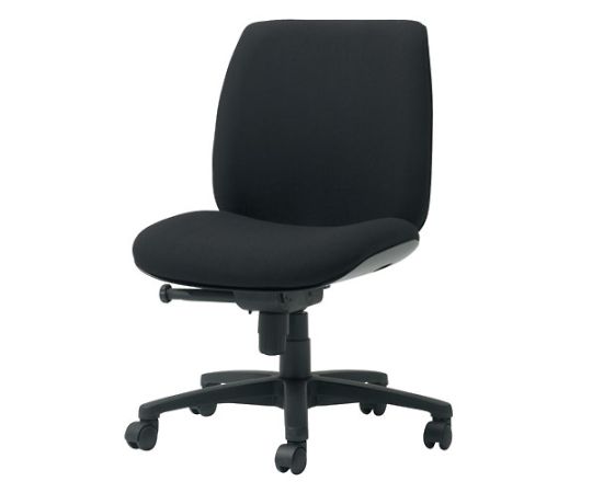 店内全品ポイント5倍★要エントリー★プラス 事務イスU KC-UC60SLJ-N BK ローバック肘無 1台｜Shop de clinic店