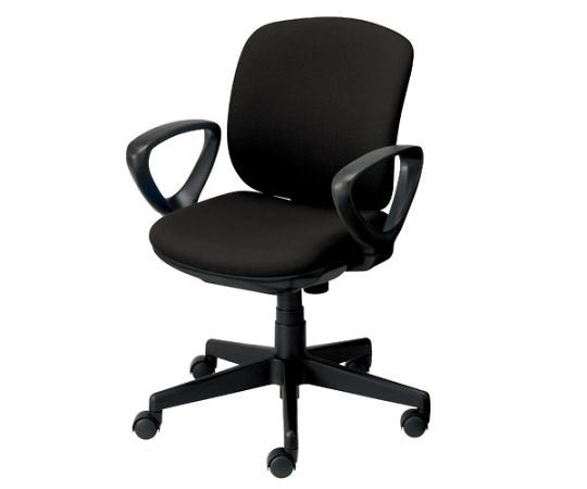 店内全品ポイント5倍★要エントリー★プラス 事務イス プリセア KB-K56SL BK 肘付 1台|Shop de clinic店