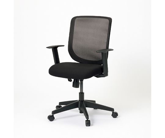 店内全品ポイント5倍★要エントリー★中央可鍛工業 事務イス SC-S210 BK 肘付 ブラック 1台｜Shop de clinic店