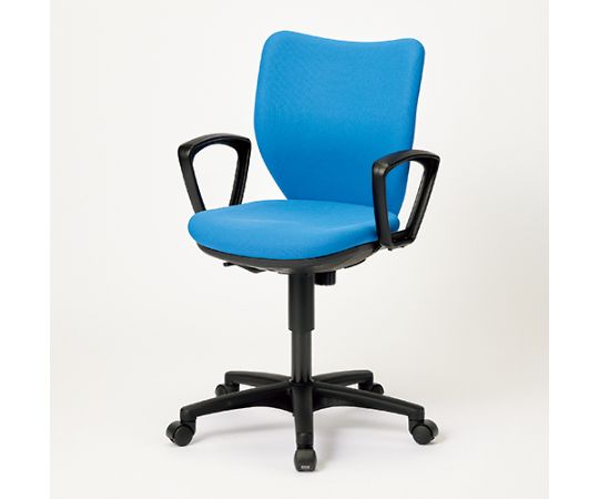 店内全品ポイント5倍★要エントリー★アイリスチトセ 事務イス BIT-BX45-L1-F BL 肘付 1台｜Shop de clinic店 29,406円