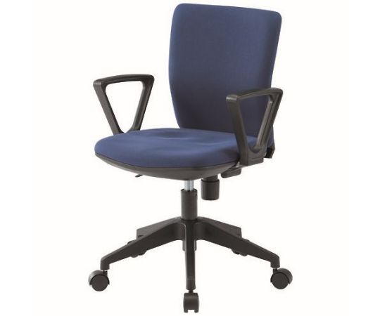 店内全品ポイント5倍★要エントリー★藤沢工業 事務イス FST-55 NV 肘付 ネイビー 1台|Shop de clinic店