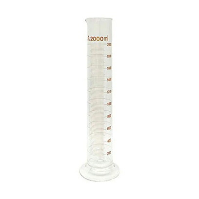 矢 メスシリンダー（硝子製）  2000ML