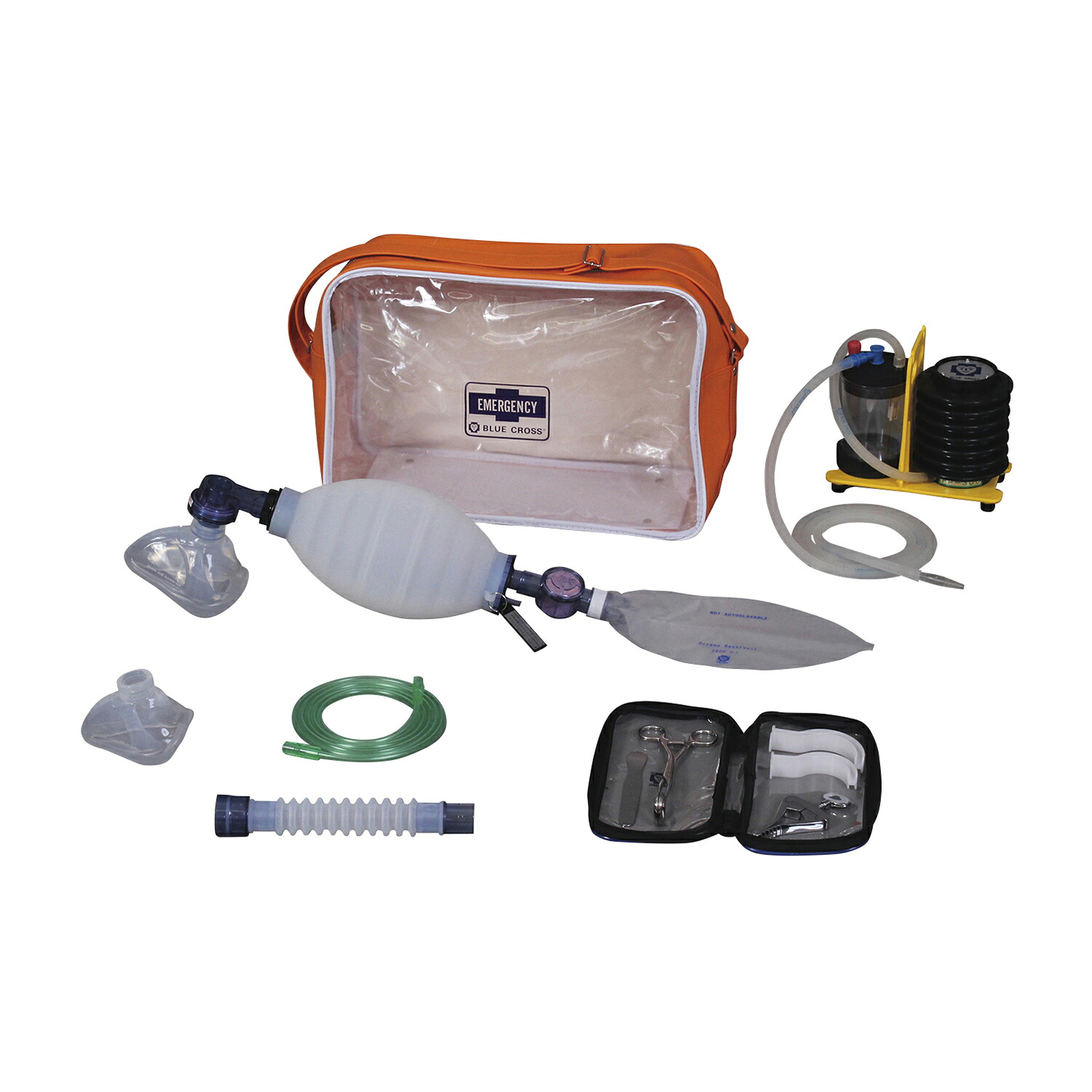 ブルークロス 救急蘇生セット(一般救急)成人用 ARW-3(リザーバーツキ)|Shop de clinic店