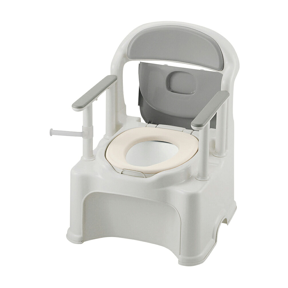 リッチェル 携帯型室内用便器 きらくＰＹ２型 もの柔らか便座 47540(ﾔﾜﾗｶﾍﾞﾝｻﾞ)