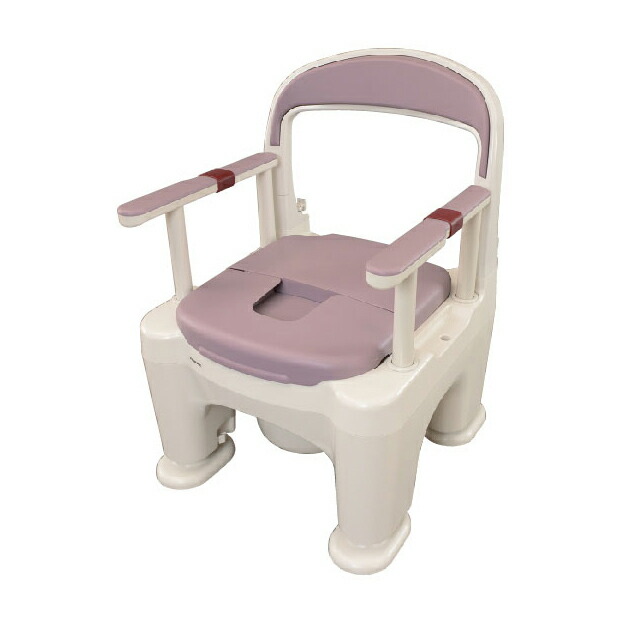 パナソニックエイジフリー ポータブルトイレラフィーネ（ソフト） ソフト便座 PN-L30202V(ﾊﾟｰﾌﾟﾙ)
