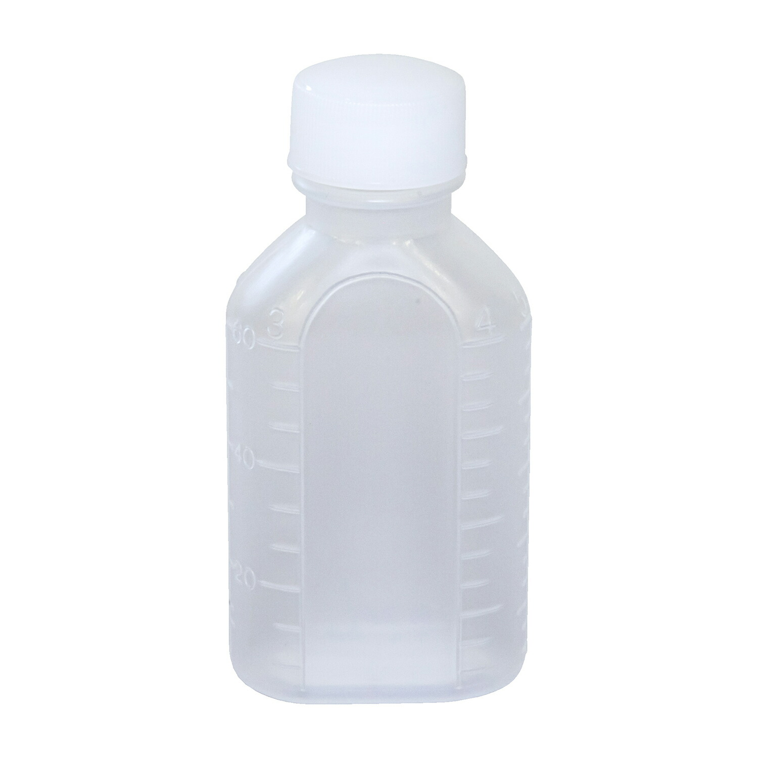 エムアイケミカル 投薬瓶ＰＰＢ（滅菌済） キャップ：白ＰＥ（基本色）60CC(15ﾎﾝX20ﾌｸﾛｲﾘ)