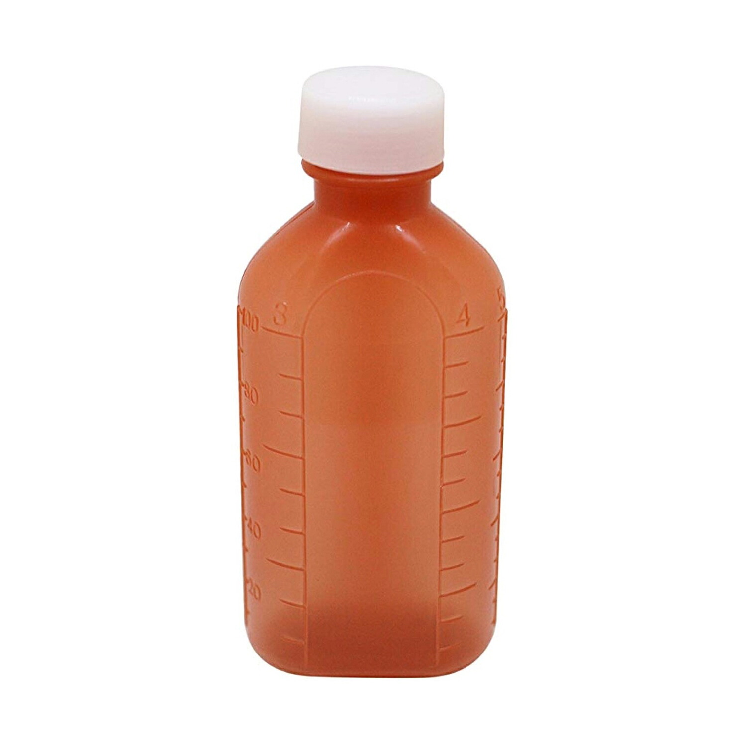エムアイケミカル 投薬瓶ＰＰＢ茶（未滅菌） キャップ：白（基本色）100CC(200ﾎﾟﾝｲﾘ)