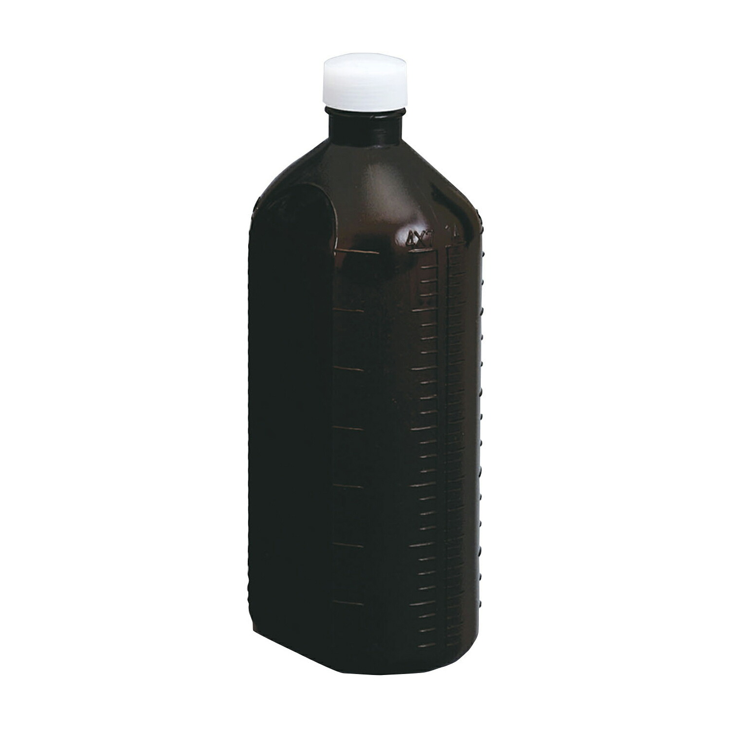 エムアイケミカル 投薬瓶ＰＰＢ黒茶（滅菌済） キャップ：白（基本色）500CC(2ﾎﾝX25ﾌｸﾛｲﾘ)