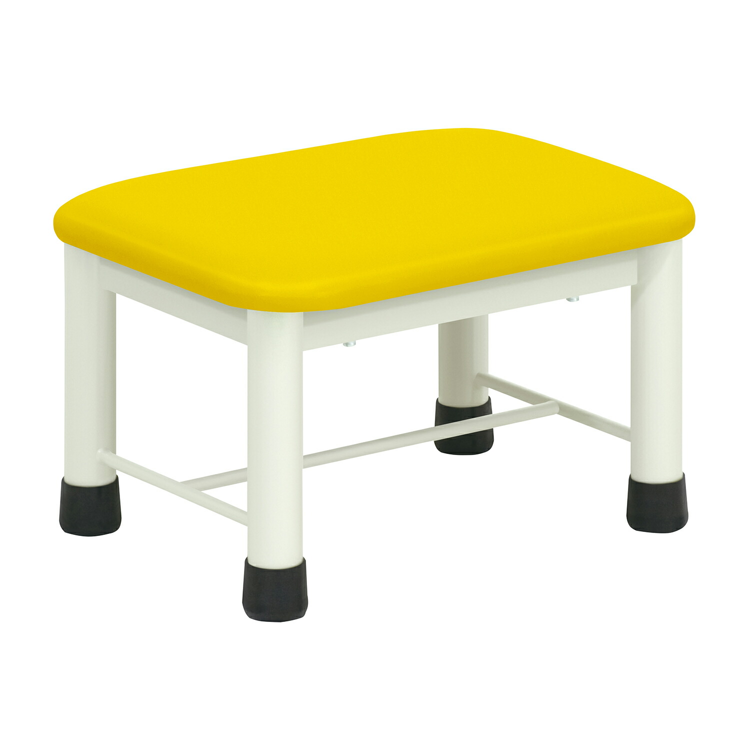 高田ベッド製作所 足踏み台（ミニステップ） ビニルレザーイエローTB-276(40X30X25CM)｜Shop de clinic店