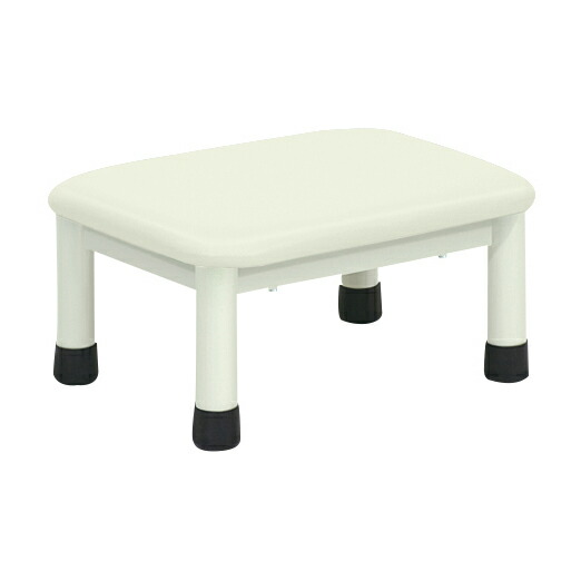 高田ベッド製作所 足踏み台（ミニステップ） ビニルレザー白TB-276(40X30X20CM)｜Shop de clinic店