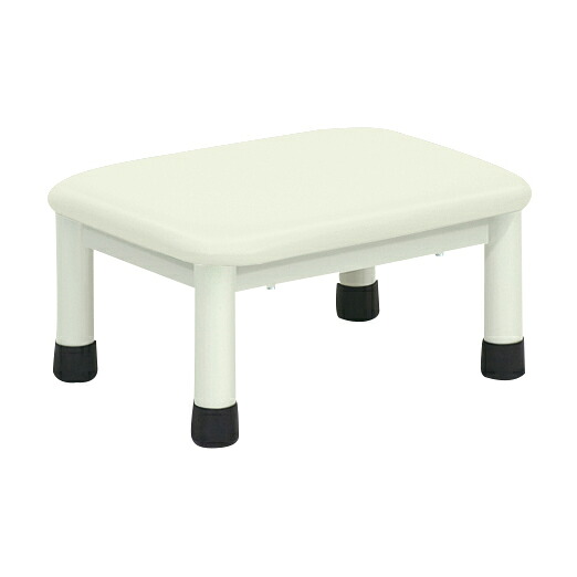 高田ベッド製作所 足踏み台（ミニステップ） ビニルレザー白TB-276(40X30X30CM)｜Shop de clinic店