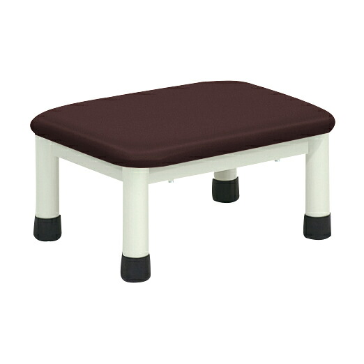 高田ベッド製作所 足踏み台（ミニステップ） ビニルレザー茶TB-276(40X30X30CM)｜Shop de clinic店