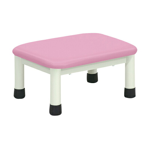 高田ベッド製作所 足踏み台(ミニステップ) ビニルレザーピンクTB-276(40X30X30CM)|Shop de clinic店