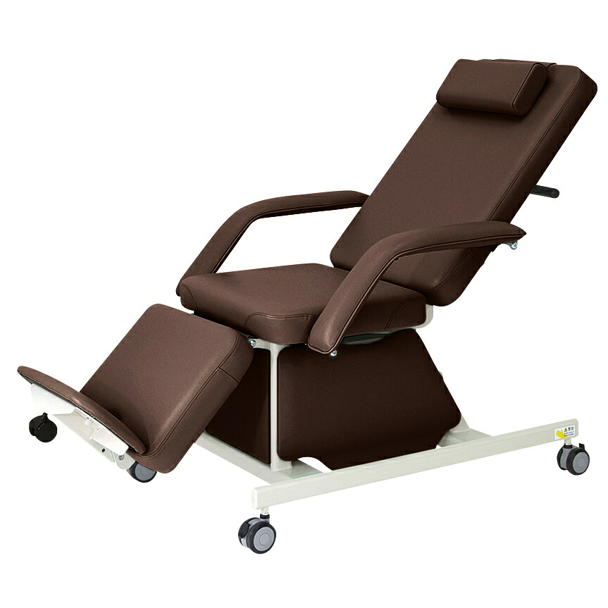高田ベッド製作所 電動治療チェア（キャスター付） ビニルレザー茶TB-577-01 134,640円