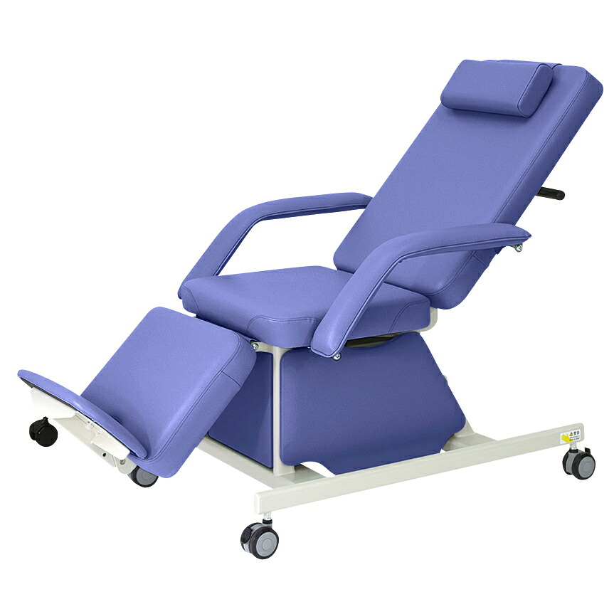 高田ベッド製作所 電動治療チェア（キャスター付） ビニルレザーライトブルーTB-577-01｜Shop de clinic店