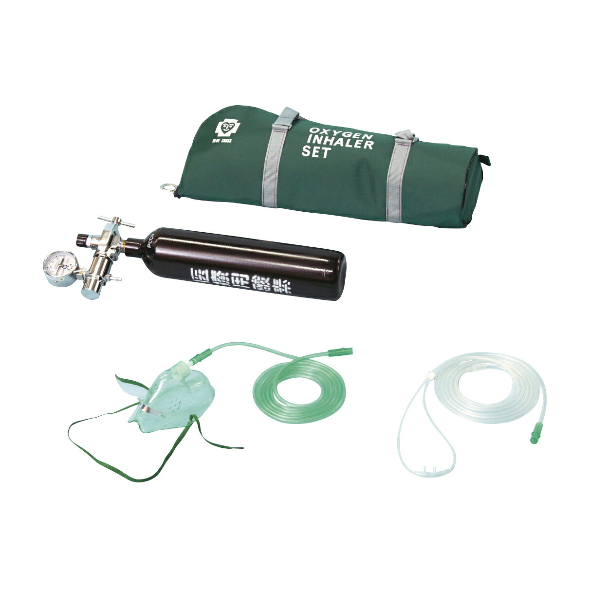 ブルークロス 携帯用酸素吸入器（スタンダードタイプ 01556010 酸素なしOX-100S｜Shop de clinic店
