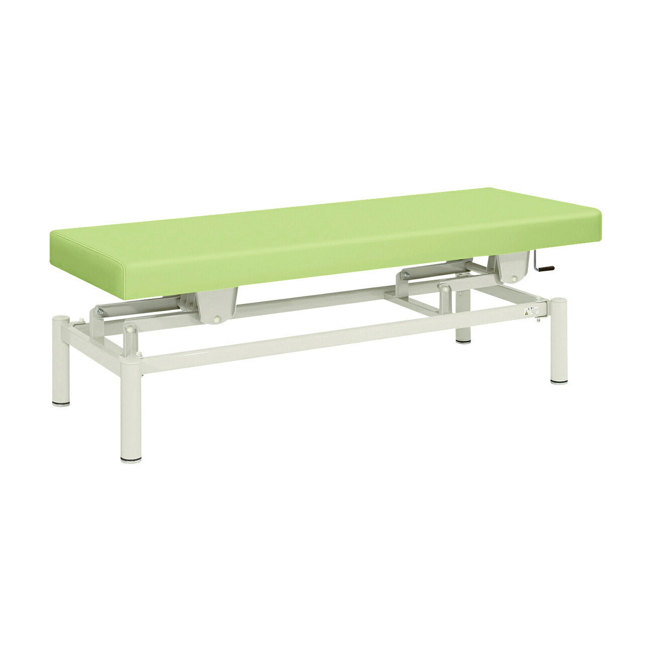 高田ベッド製作所 手動式ハイロー診察台 ビニルレザーライムグリーンTB-913(W70XL180CM)｜Shop de clinic店