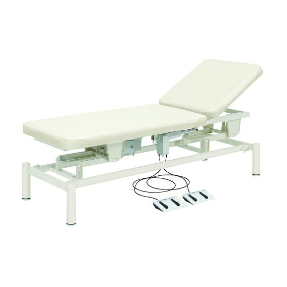 高田ベッド製作所 電動診察台（２Ｍ電動ベッド） ビニルレザー白TB-949(W70XL190CM)｜Shop de clinic店