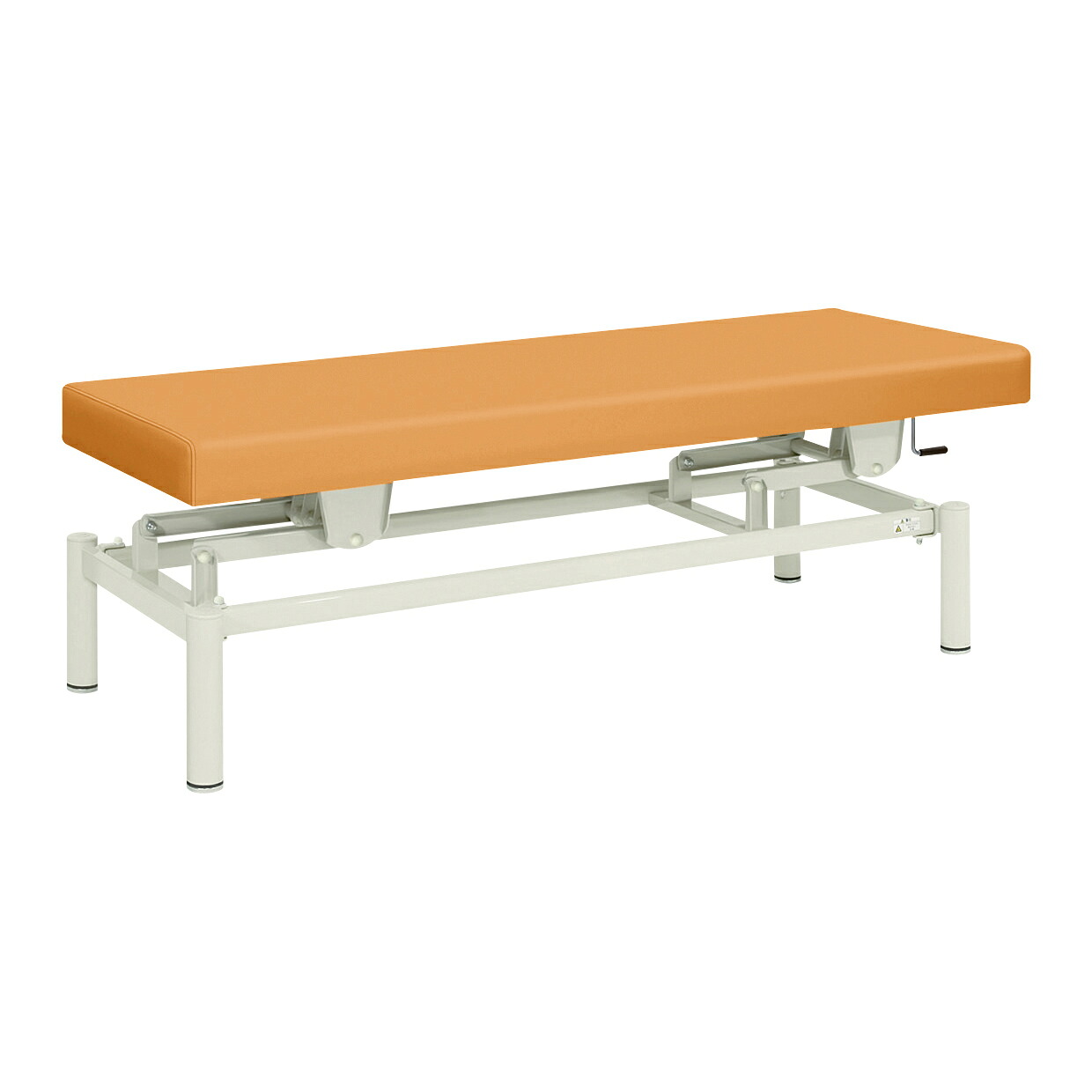 高田ベッド製作所 手動式ハイロー診察台 ビニルレザーオレンジTB-913(W65XL180CM)｜Shop de clinic店