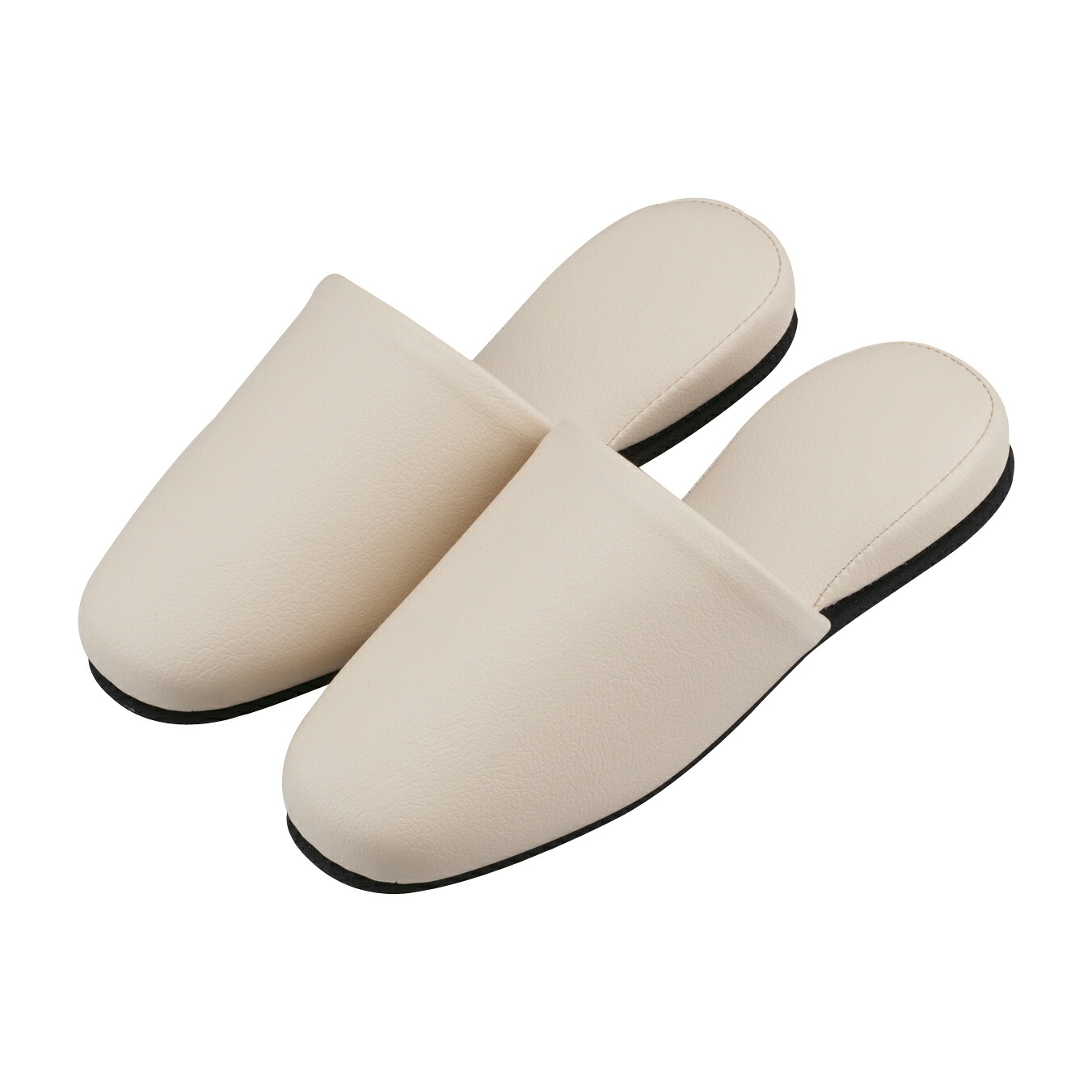 マツ科ヨシ マツ科ヨシ 家庭用スリッパ（抗菌淡彩）  ベージュHP-13(12ｿｸｲﾘ)
