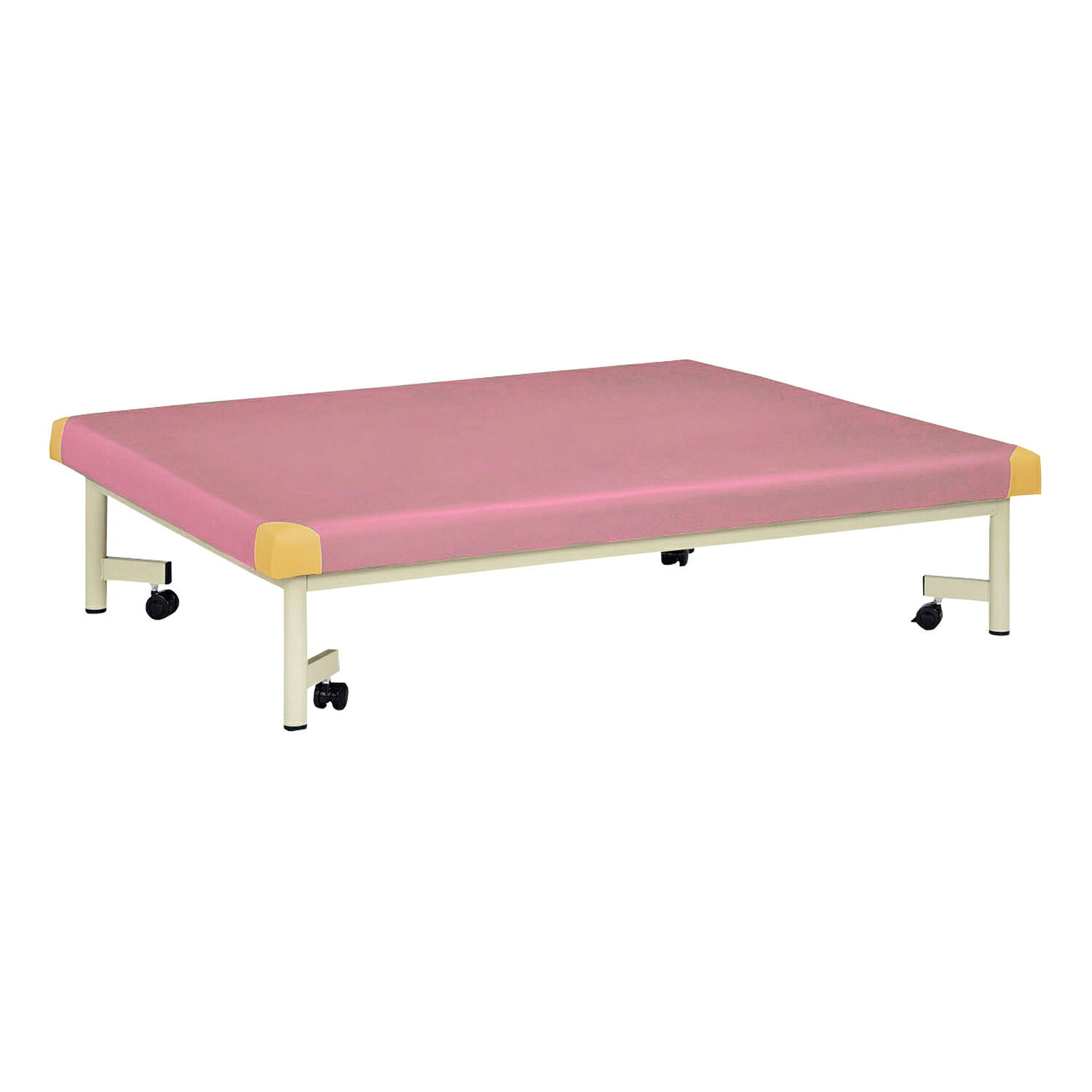 ニシキ工業 キャスター付プラットホーム コーラルピンクSPHC-1912(120X190X45｜Shop de clinic店