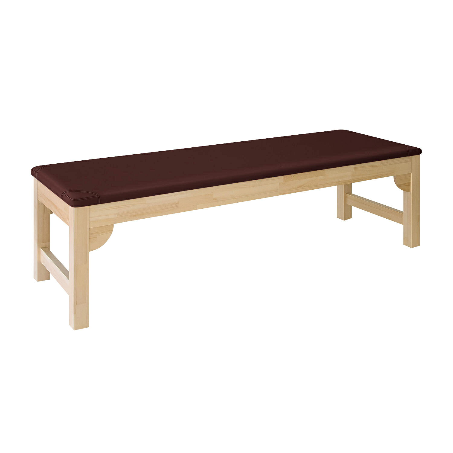 高田ベッド製作所 木製診察台 ビニルレザー茶TB-743(70X190X50CM) 42,042円