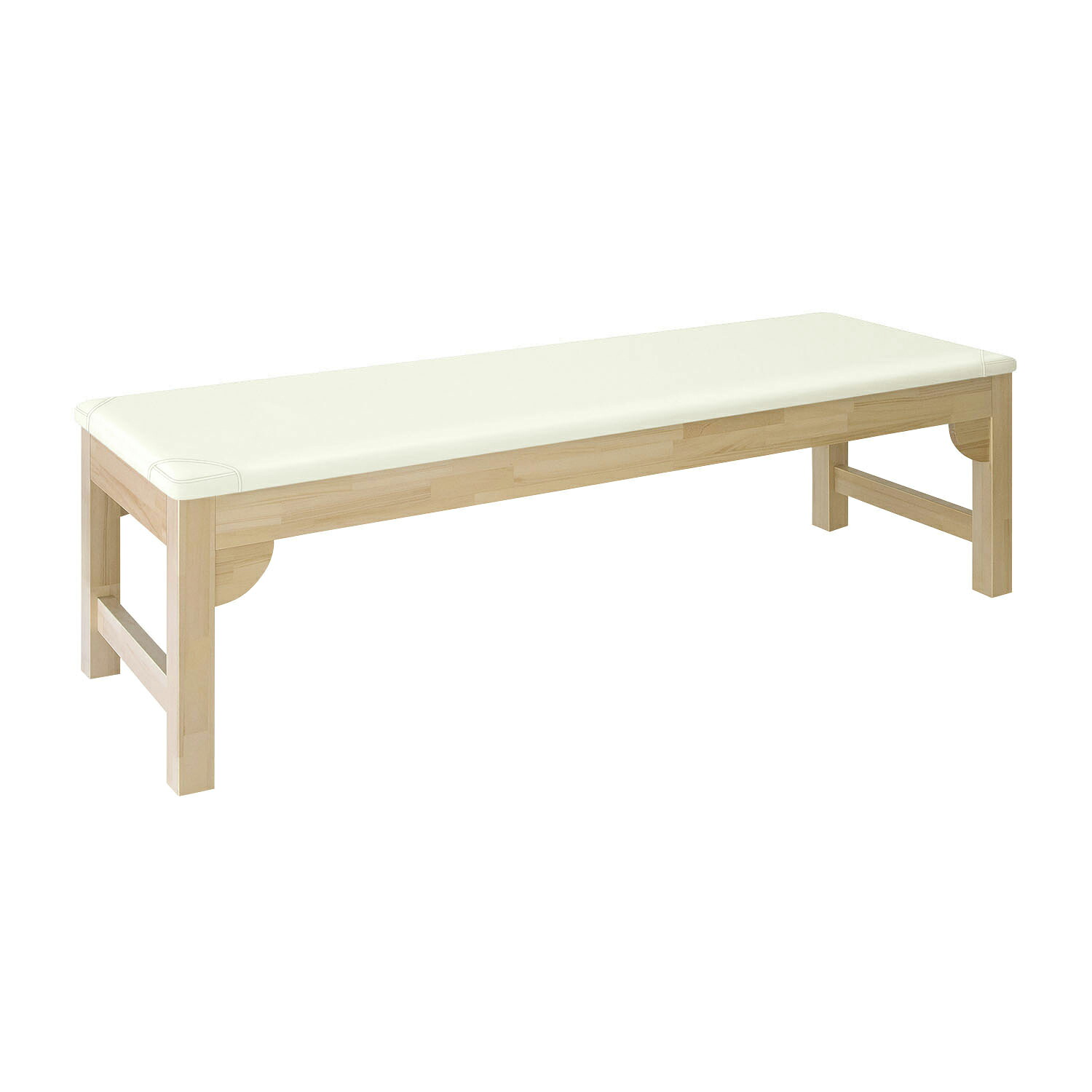 高田ベッド製作所 木製診察台 ビニルレザー白TB-743(70X190X55CM) 42,042円
