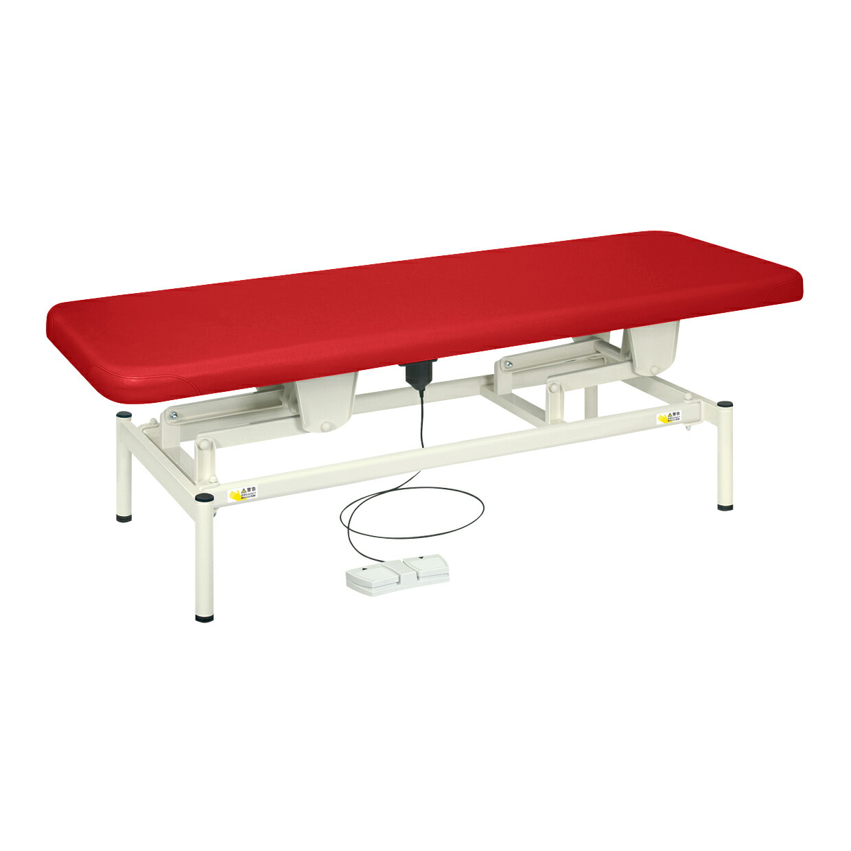 高田ベッド製作所 電動診察台 ビニルレザーレッドTB-1344(60X180X45-81|Shop de clinic店