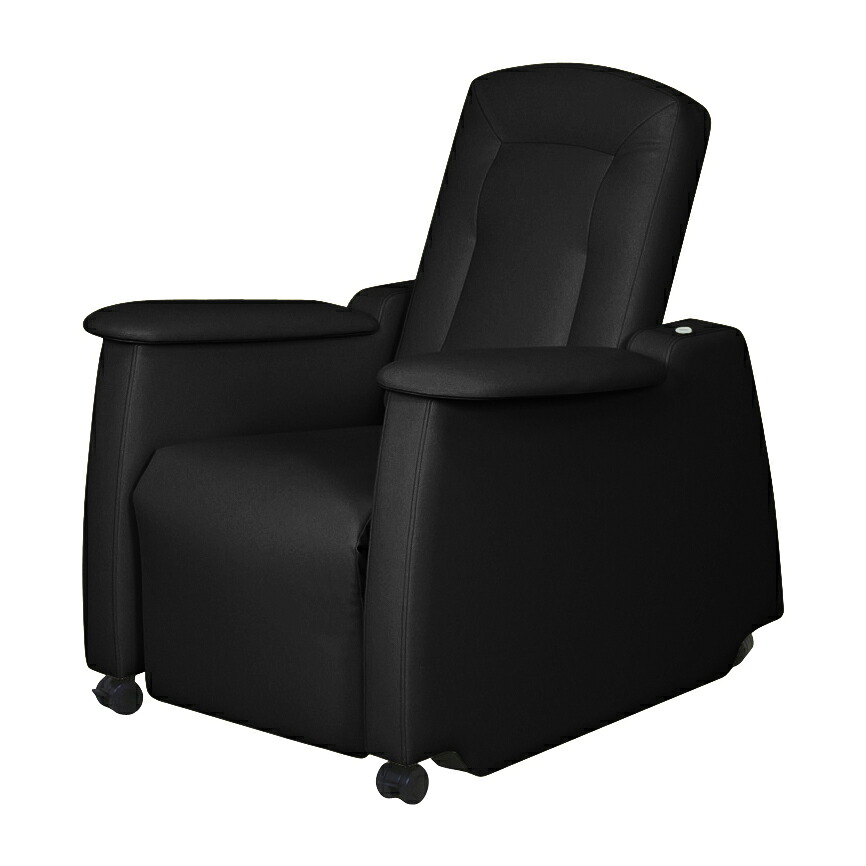 高田ベッド製作所 電動リカバリーチェア ビニルレザー黒TB-1362