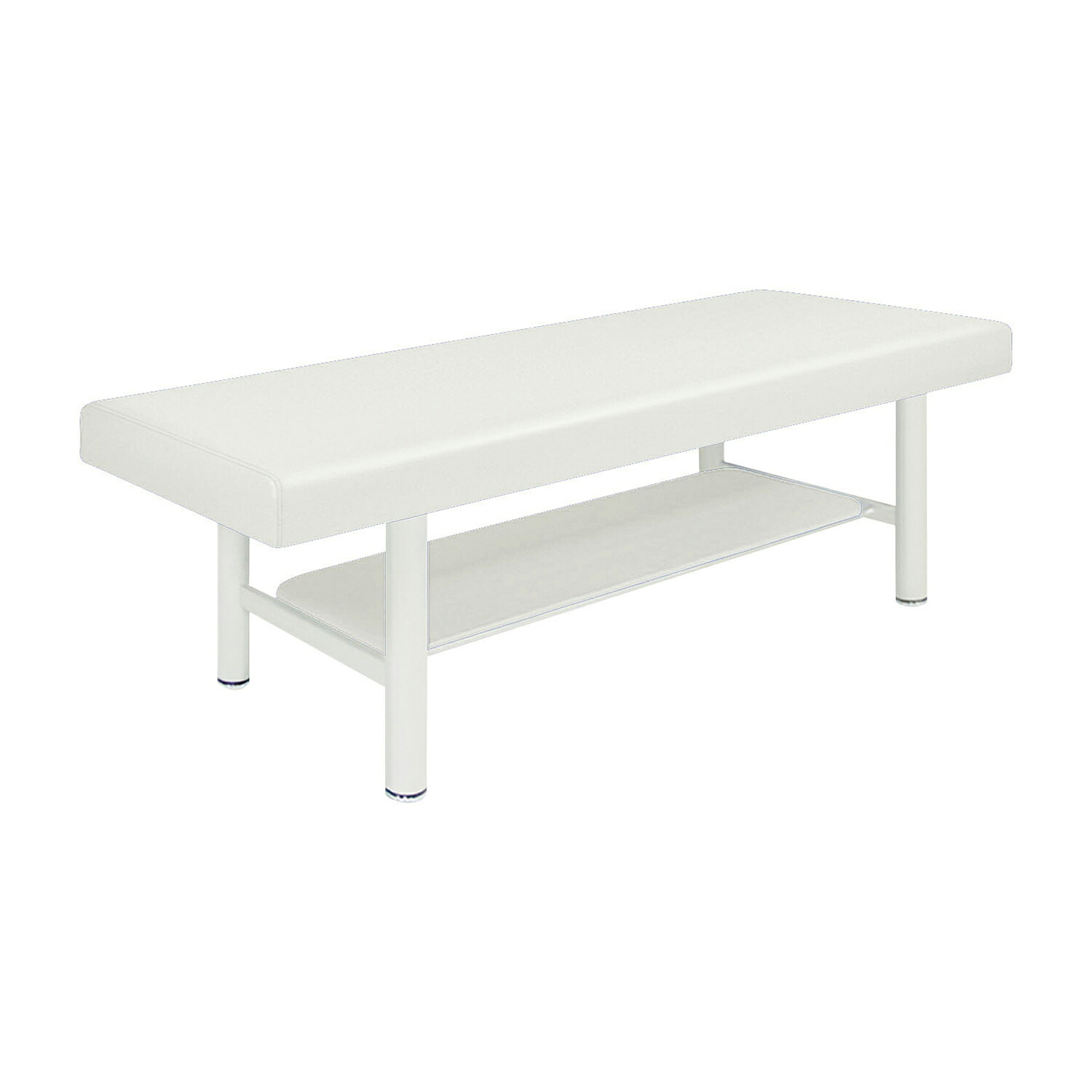 高田ベッド製作所 診察台 ビニルレザー白TB-908-5(60X180X55CM