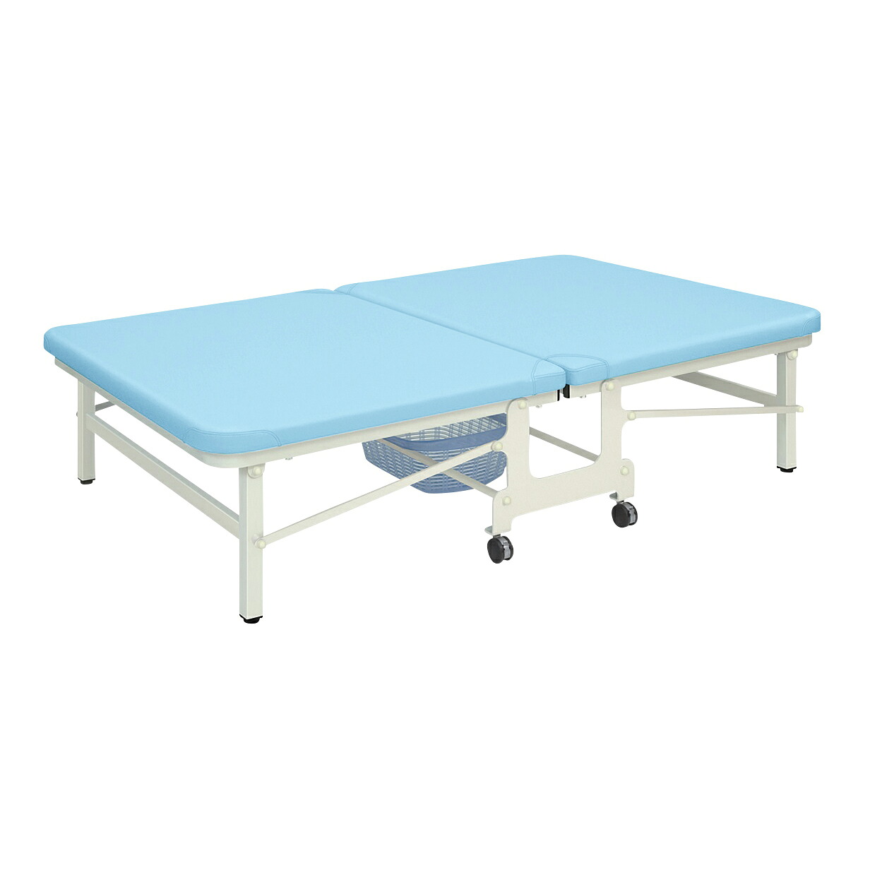 高田寝台製造所 第一人者仕入れ先  ビニルレザースカイブルー結核症-466(120X200X45コマーシャル)