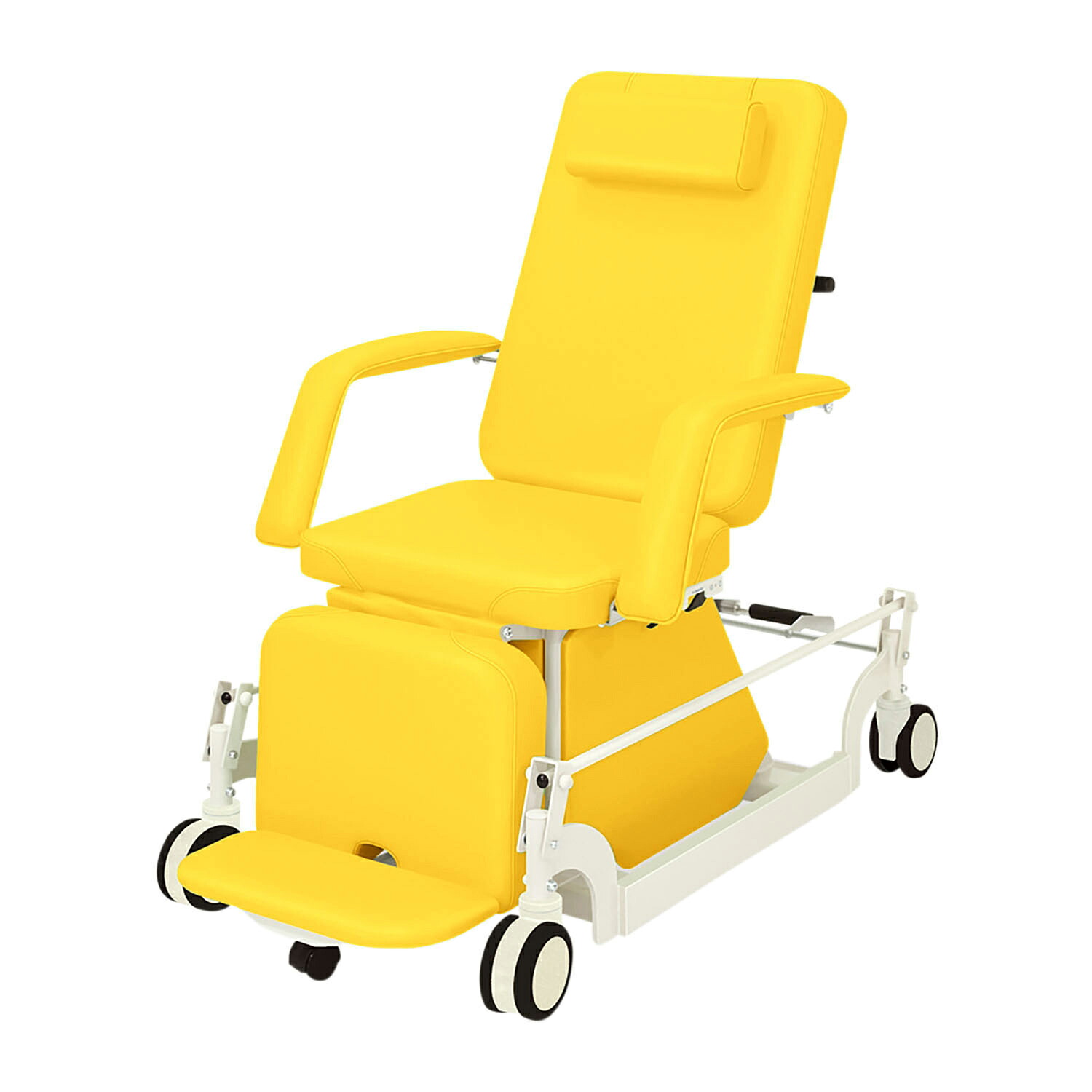 高田ベッド製作所 治療チェアー（ＣＬＣ付） ビニルレザーイエローTB-1066｜Shop de clinic店