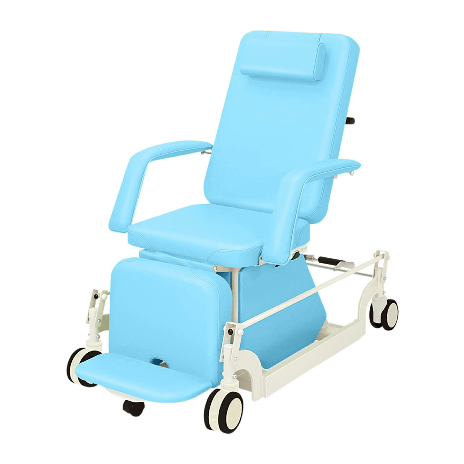 高田ベッド製作所 治療チェアー(CLC付) ビニルレザースカイブルーTB-1066|Shop de clinic店