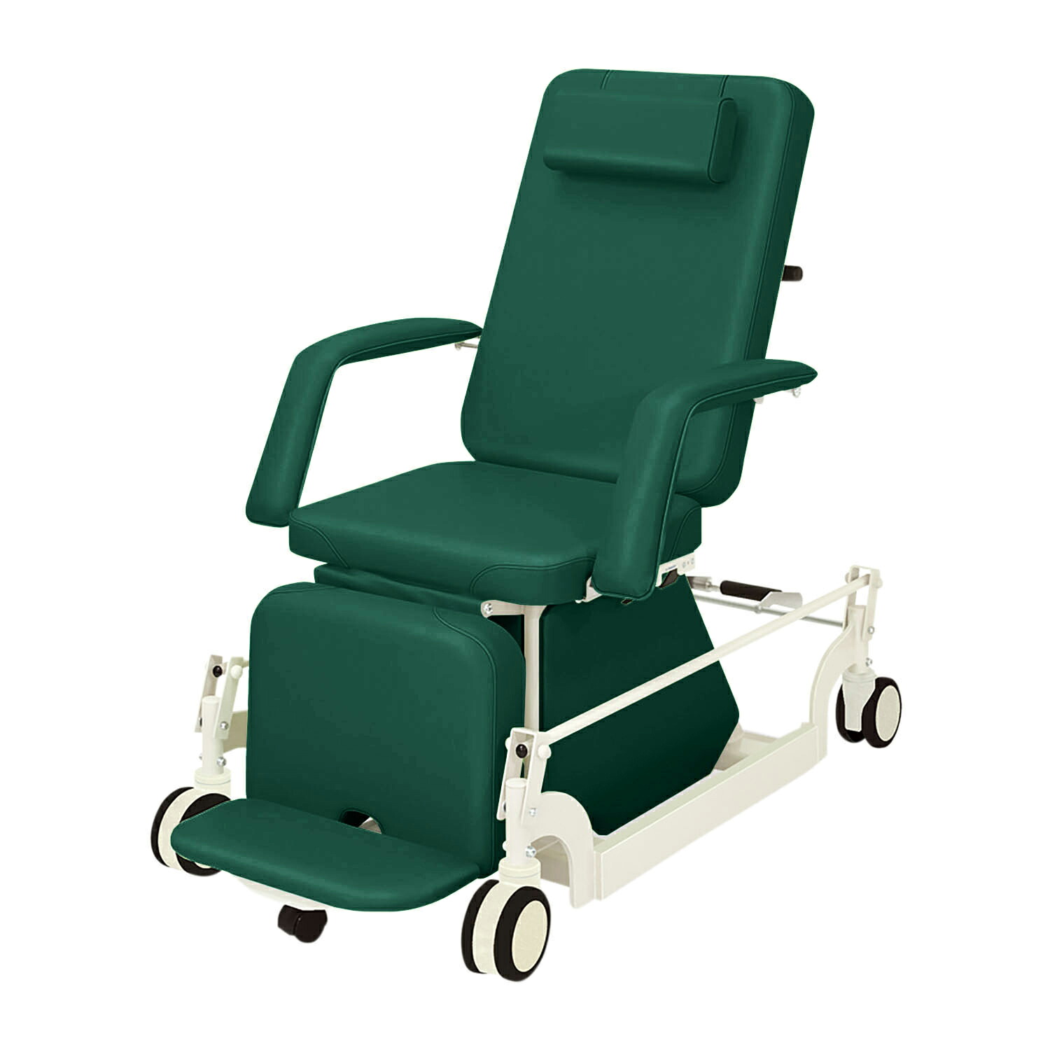 高田ベッド製作所 治療チェアー（ＣＬＣ付） ビニルレザーメディグリーンTB-1066｜Shop de clinic店