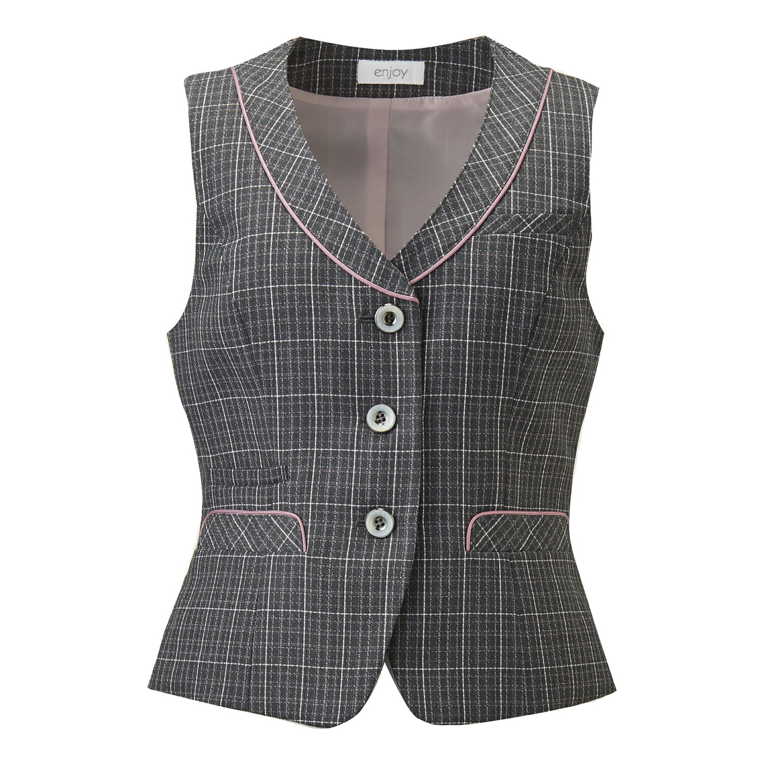 カーシーカシマ ベスト 11号EAV483(グレーチェック)|Shop de clinic店