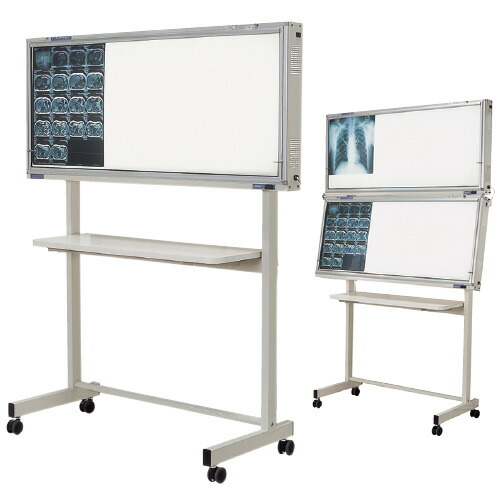 オリオン電機 はたご屋取り替えっこ式シャウカステン 架台付型2段 ORS-H621Y-F  判定基準：半切判12枚掛（6枚2段）