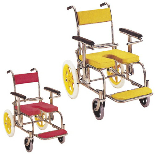 【送料無料】【無料健康相談 対象製品】シャワー用車いす レッド KS2