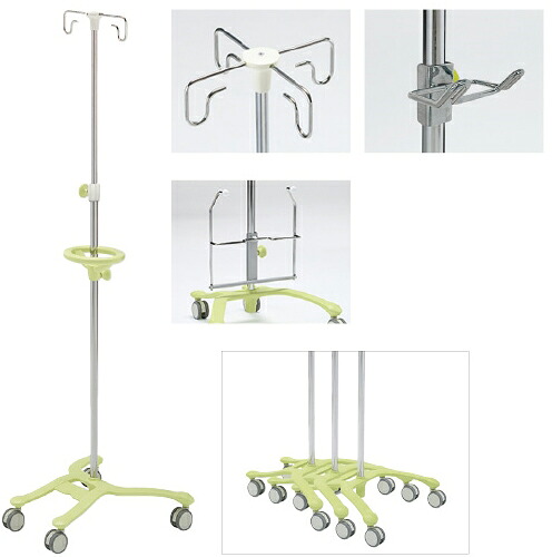 【送料無料】車椅子連結金具 HPA-TSJ（点滴スタンド用）【本体別売り：部品のみの販売となります】｜Shop de clinic店