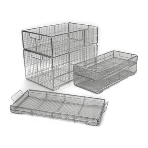 店内全品ポイント5倍★要エントリー★クリーンバスケット（クリンプ網仕様）CB-001(500X340X250MM｜Shop de clinic店