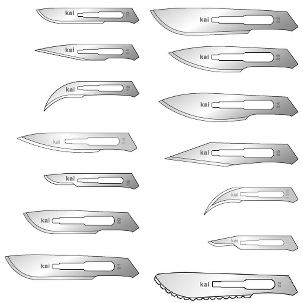 KAI帝王切開用替刃メス 333-1（NO．33）100マイイリ 1箱 カイインダストリーズ 05-3502-00　333-1(NO.33)100ﾏｲｲﾘ