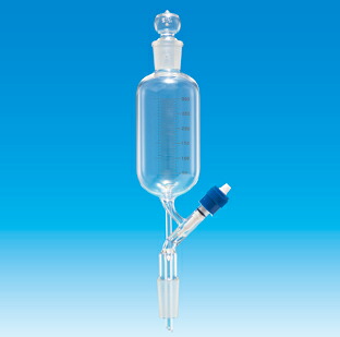 【メーカー直送品】【代引不可】Fine円筒分液 300mL 目盛付 N弁 下部24/40 3738-300N-0|Shop de clinic店
