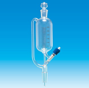 【メーカー直送品】【代引不可】Fine透明摺平衡分液ロート300mL目付N弁下24 3750-300-5|Shop de clinic店
