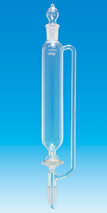 【メーカー直送品】【代引不可】Fine円筒分液 200mL 側管付球栓G活栓下15